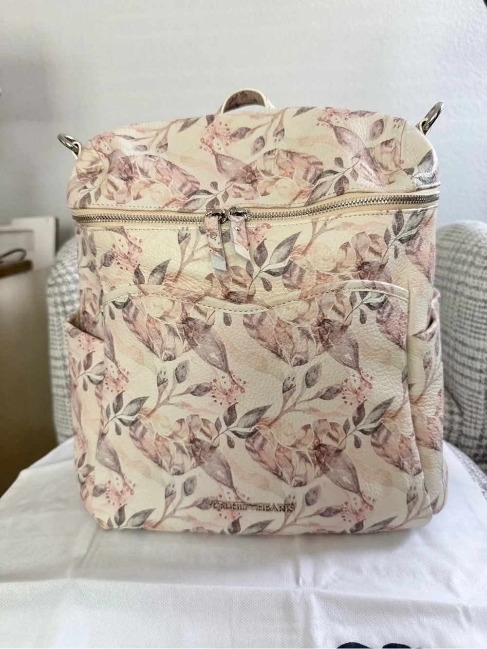 Orchid Hearts x The Nurturing Elephant Milan Diaper Bag